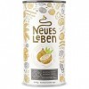 Neues Leben - Elixir Détox noir - Formule au charbon actif, Matcha, Aloe Vera, Chaga, Shiitake, Reishi - 600 grammes de poudr