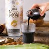 Neues Leben - Elixir Détox noir - Formule au charbon actif, Matcha, Aloe Vera, Chaga, Shiitake, Reishi - 600 grammes de poudr