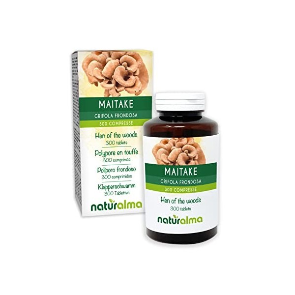 Maitake ou Polypore en touffe Grifola frondosa ou Polyporus frondosus champignon Naturalma | 150 g | 300 comprimés de 500 m