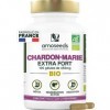 Chardon-Marie BIO | Extra Fort, 1350mg / Jour | Régénérant Foie, Protection, Détox, Digestion | 120 gélules de 450mg | Qualit