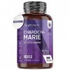Chardon Marie 2000 mg/Portion -180 Gélules Vegan, 80% Silymarine Pure Extraite des Graines de Chardon-Marie, Extrait de Chard