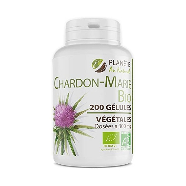 Chardon Marie Bio 300 mg - 200 gélules végétales