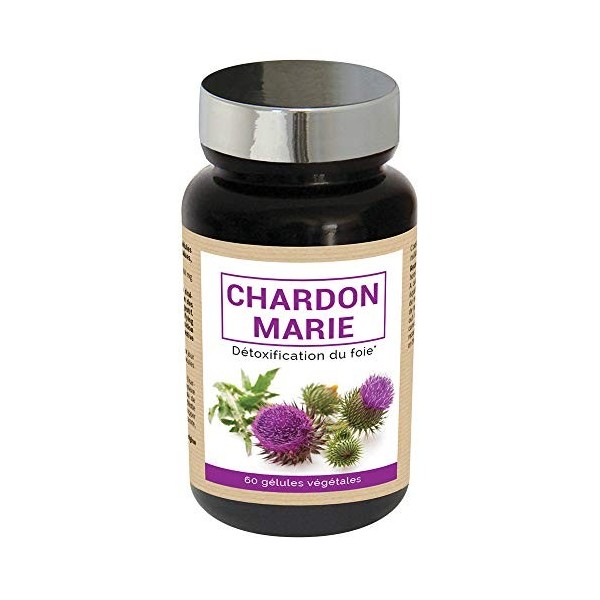 NUTRIEXPERT – Chardon Marie – Detox du Foie– Soutient le bon fonctionnement hépatique et du foie – Favorise le drainage - 100