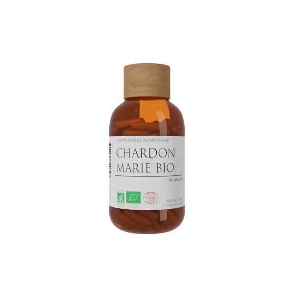 CHARDON MARIE Bio | 90 gélules | Cure Detox Foie | Purification et Détoxification du Foie | Digestion Difficile | Fabriqué en