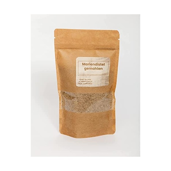 IGART Graines de Chardon-Marie Moulues 1000g 1kg | Graines en Poudre | Chardon-marie Naturel pour Thé | Infusion de Chardon-M