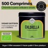 Chlorella Bio Pure | 500 Comprimés | 1500 mg par dose | Paroi cellulaire brisée | Proteine vegan, Proteine vegetale | Detox 1