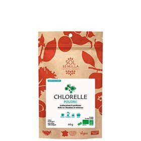 Chlorelle BIO crue - Poudre BIO - 60g - Sol Semilla