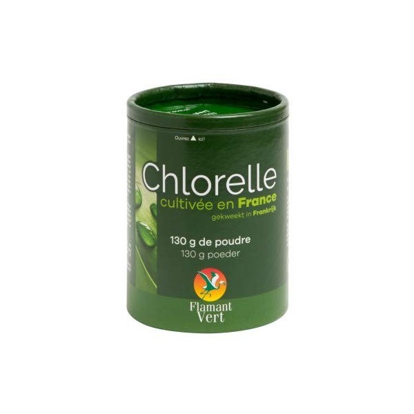 Chlorelle Cultivee En France Poudre 130g Flamant Vert