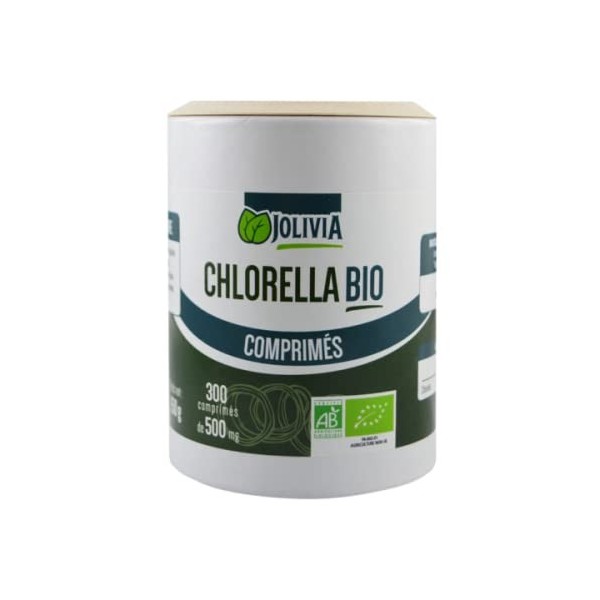 Chlorella Bio - 300 comprimés de 500 mg | Format Comprimé | Vegan | Fabriqué en France