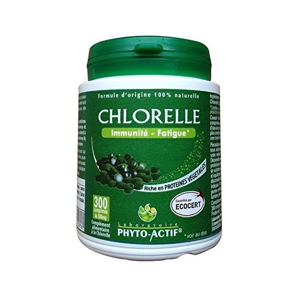 PHYTO ACTIF - Chlorelle 300 Comprime Ecocert