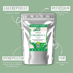 Chlorella poudre bio 500g - Wonder-Plantes - bonne source de protéines végétales