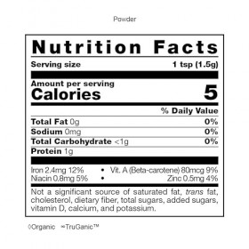 HEALTHFORCE SUPERFOODS Chorella Manna en Poudre/Crue/Paroi Cellulaire Cassée 350 g 1 Unité