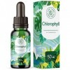 Chlorophylle liquide à boire, sur base dherbes de blé, luzerne et chlorella, sans goût, sans iode, sans additifs - jusquà 4