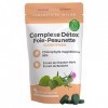 Complexe Detox, Peau Nette | Chlorophylle + Chardon Marie bio + Bardane bio + Fibres Prébiotiques Bio | Détox Foie, Digestion