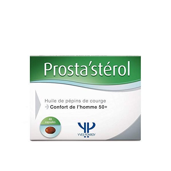 Prosta’stérol – complément alimentaire Homme - prostate et confort urinaire – huile de pépin de courge titrée en phytostérol,