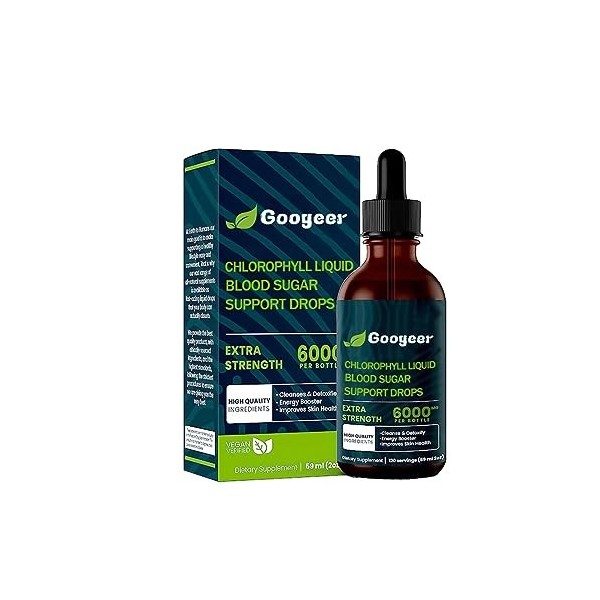 Gouttes de traitement des graisses viscérales Healthify, gouttes de contrôle du sucre de chlorophylle, supplément pour la san