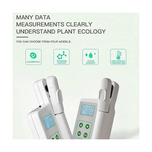 USEBEM Analyseur de chlorophylle portatif,Mesureur de chlorophylle Portable,Test de nutriments pour Les Plantes,pour la chlor