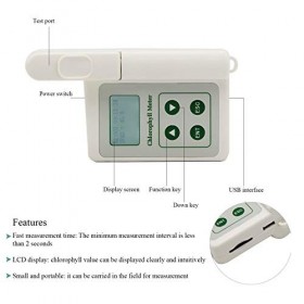 Machine de Mesure de chlorophylle Portable, analyseur numérique Intelligent de chlorophylle de Plantes, Compteur Multifonctio