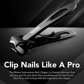 Rhône Instruments – Coupe-ongles – Mâchoire extra large – Qualité chirurgicale – Coupe-ongles pour ongles épais – Manucure, p