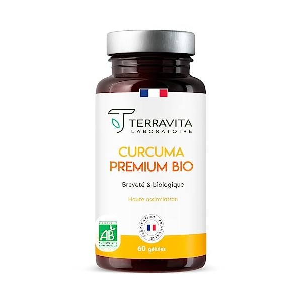 CURCUMA BIO Turmipure Gold® | 60 Gélules de 300mg de Curcumine Brevetée | 2 Mois de Cure | Absorption 24x Supérieure à la Cur