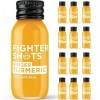 Fighter Shots Gingembre + Curcuma 12x60ml | 100% Naturel | Perfect Morning/Post Workout Pick Me Up | Sans conservateurs | S