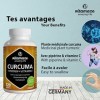 Curcuma Gélules 1440 mg - Avec Vitamine C + Pipérine - Natural Supplement pour Digestif et Articulations 95% Curcumin - 120 C