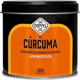 Curcuma - Gingembre et poivre noir + probiotiques 250 capsules