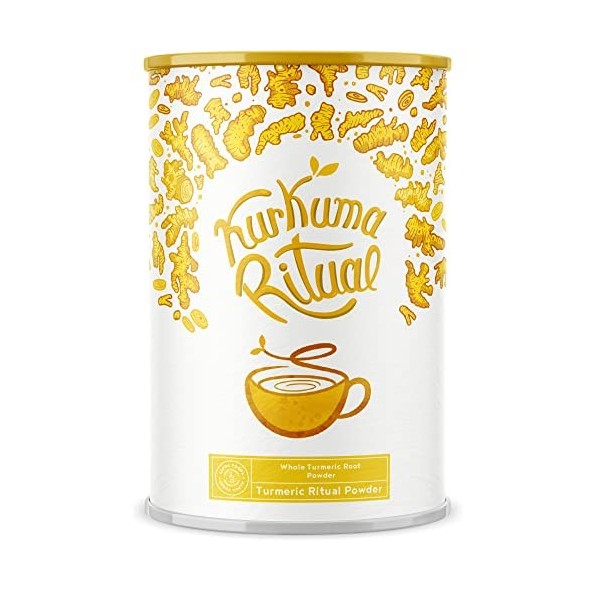 Kurkuma Ritual - Latte au curcuma - Lait d’or - Fabriqué avec du curcuma et des curcuminoïdes concentrés - 300 g de poudre