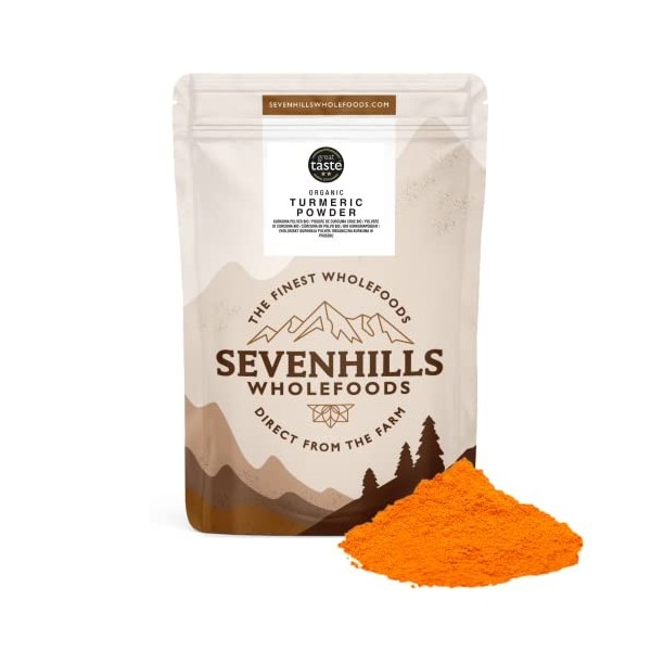 Sevenhills Wholefoods Poudre De Curcuma Crue Bio 1kg