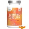 Sensilab Curcuma Gélules Micellaire 1000 mg avec Vitamine D3 et Gingembre | Extrait de Curcuma à biodisponibilité 185x plus é