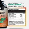 Capsules de Curcuma Puissant - 1800 mg - 53% + d’Absorption Grâce à C-Perine - Micronisé Pour 5x Plus de Biodisponibilité - D