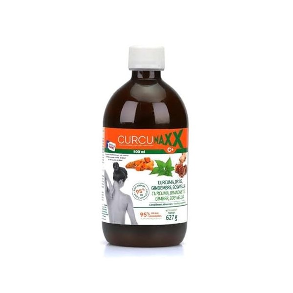 CurcumaxxC+ Curcuma, Ortie, Gingembre, Boswellia 500 ml