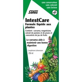 Salus IntestCare® - Formule Liquide - Digestion et Sphère Intestinale - À Base de Curcuma, Magnésium et Artichaut - 250 ml