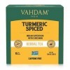 VAHDAM, Tisane Curcuma 15 Sachets | LAURÉAT SOFI | Mélange de Poudre de Curcuma & dÉpices Fraîches | Curcuma Naturel