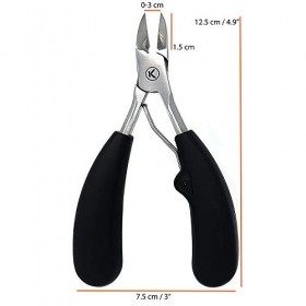 Kohm Coupe-ongles WHS-800&nbsp;Pour les ongles épais Très résistant Poignée de prise en main facile