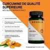 DESEJR Curcumine - 90 capsules 3 Mois , Soutient le Système Immunitaire et les Articulations, Propriétés Anti-inflammatoires