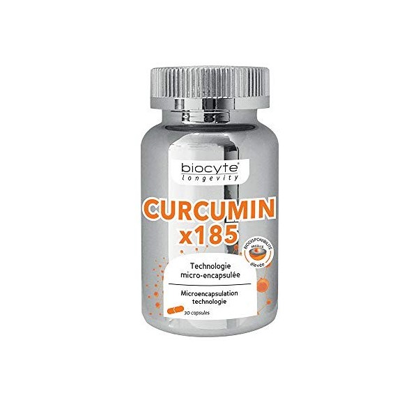 BIOCYTE CURCUMIN FORTE X 185 30 capsules santé des articulations