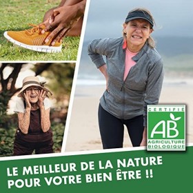 Curcuma Ortie et Poivre Noir Bio, Antioxydant, 60 Gélules végétales. Confort articulaire et digestif. Renforce la vitalité. F