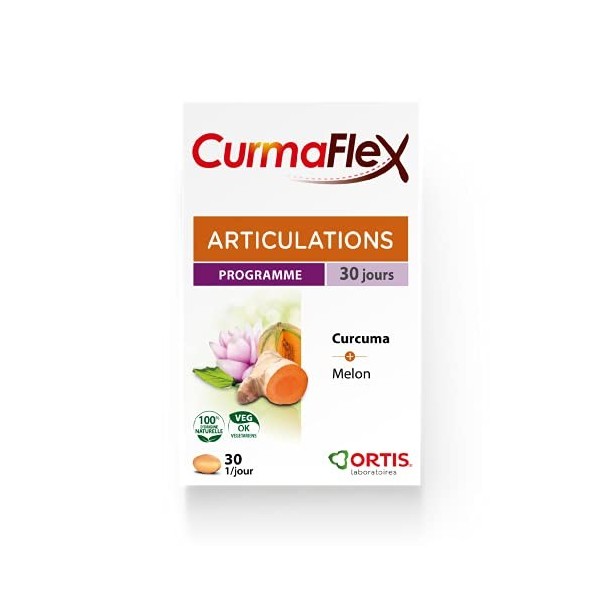 LABORATOIRES ORTIS - CURMAFLEX 30 comprimés - Articulations - Curcuma