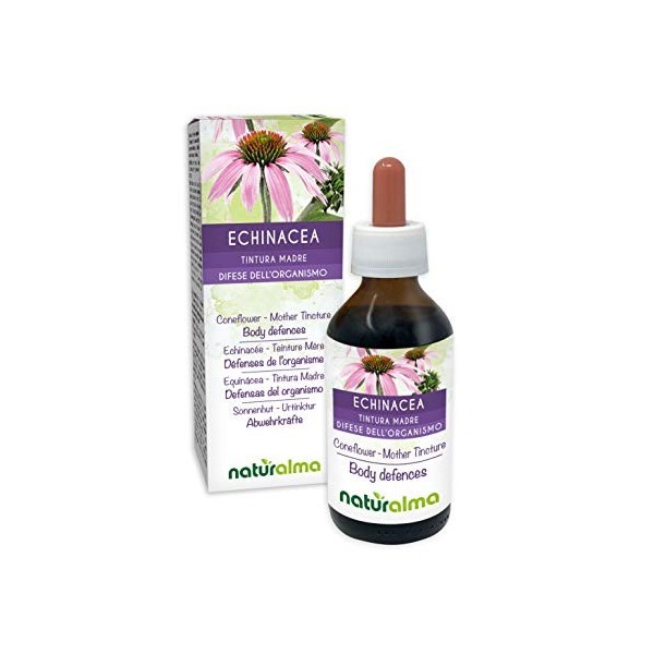 ÉCHINACÉE Echinacea angustifolia racines NATURALMA Teinture Mère sans alcool | Extrait liquide gouttes 100 ml | Défenses de