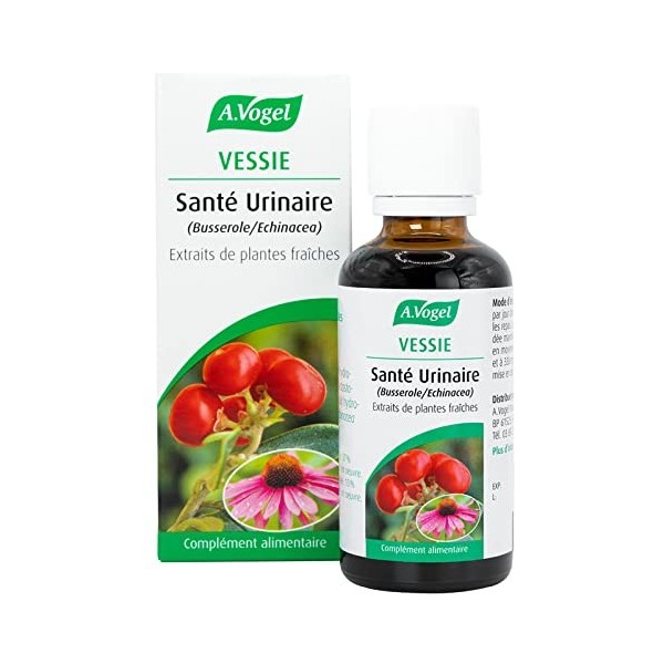 A.VOGEL - Santé Urinaire - Extraits de Plantes Fraîches Busserole/Echinacea - Actions Ciblées Cystite et Voies Urinaires - Fl