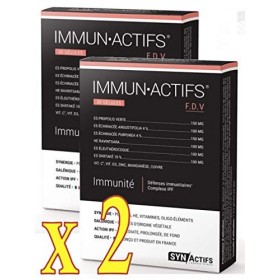 SYNActifs - IMMUNactifs - Défenses immunitaires - 1 Mois de traitement - 2 Boites de 30 Gélules de SYNACTIFS