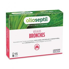 Olioseptil - Bronches - Lot de 3 x 15 gélules - Des bronches à 100% de leur capacité 3 