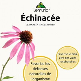 Lemuria - ÉCHINACÉE Extrait Total, Utile Pour Favoriser Les Défenses Naturelles De LOrganisme, Avec Propriétés Antibactérien