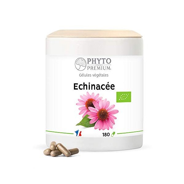 Échinacée Plante fleurie - Echinacea purpurea - 180 gélules 230 MG BIO 