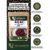 Açaï en Poudre Bio 100G | Antioxydant, Vitalité | Qualité Supérieure, Sans sucre ajouté