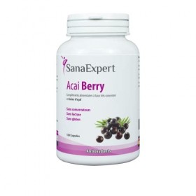 SanaExpert Acai Berry | EXTRAIT PURE DE BAIES DACAI | dosage élevé 4000 mg de fruit daçai .VEGAN avec ingrédients 100% natu