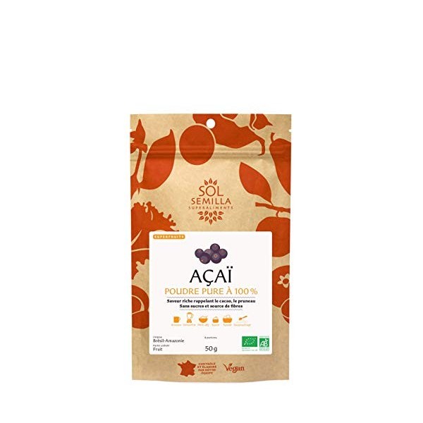 Açaï BIO - Poudre - 50g - Sol Semilla