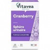 Vitavea - Complément Alimentaire Urinaire - Sphère Urinaire - Cranberry - Flavonoïdes - Formule Concentrée - 30 gélules - Cur