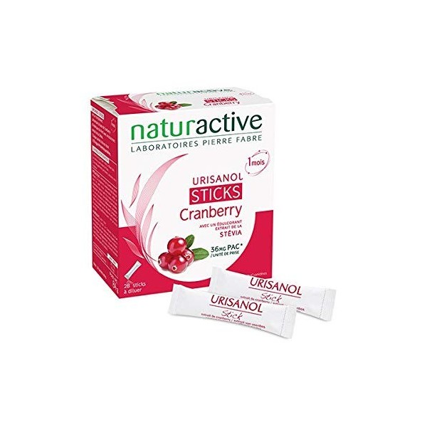 Naturactive - URISANOL Complement alimentaire Gênes Urinaires Récidivantes Naturactive - Lot de 2 x 28 Sticks